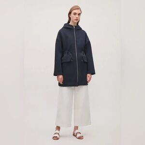 COS scuba drawstring jacket coat eur s/ US size small (4-6)